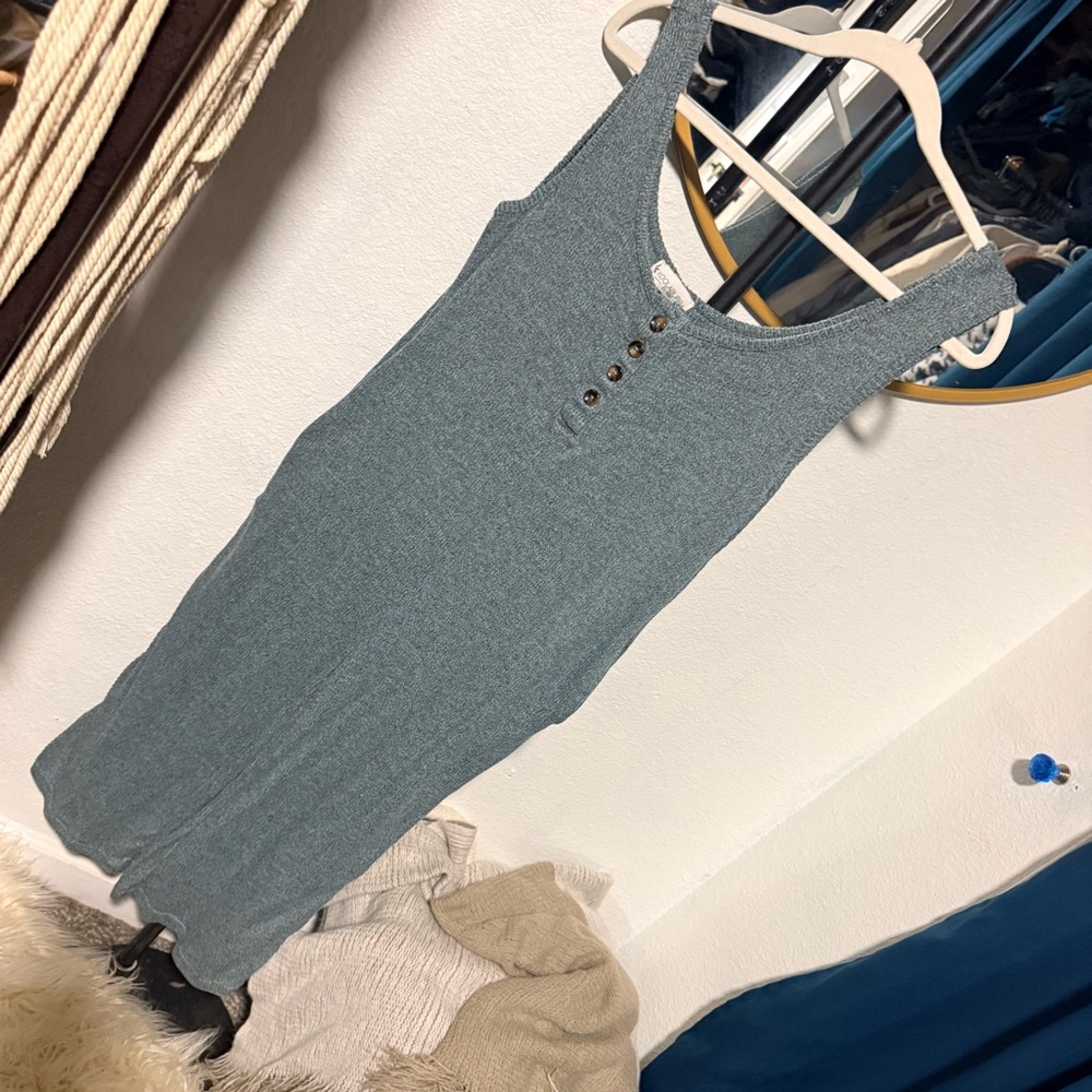 Koolaburra Teal Jumpsuit with Button Accents